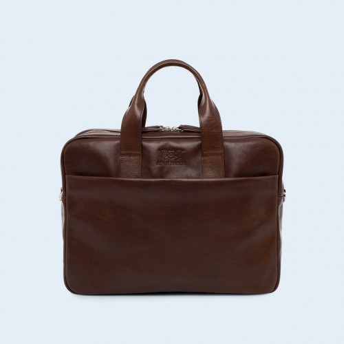 Skórzana teczka biznesowa - Nonconformist Sharp2 Bag brown