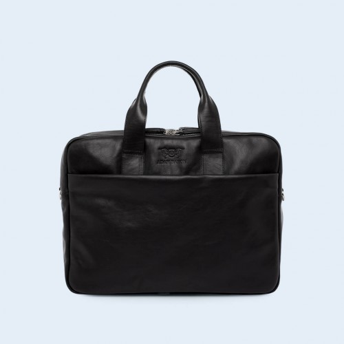 Skórzana teczka biznesowa - Nonconformist Sharp2 Bag black
