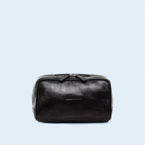 Kosmetyczka skórzana - Aware Cosmetic bag black